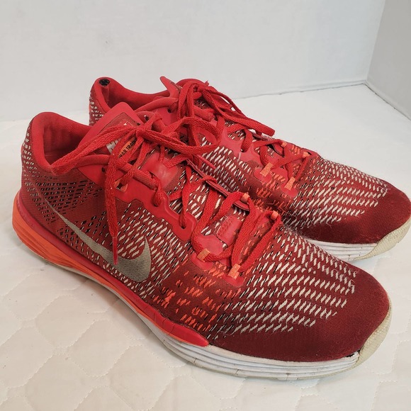 Nike Lunar Trainer 1 Sneaker Sz 11 Red main image 7